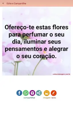 Mensagens e Frases com Flores android App screenshot 0