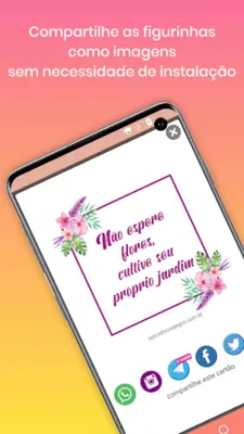 Mensagens e Frases com Flores android App screenshot 5