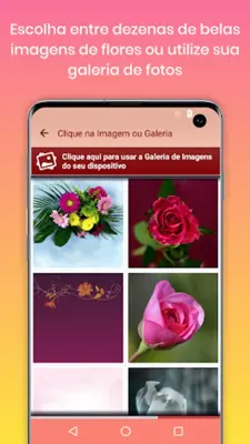 Mensagens e Frases com Flores android App screenshot 8